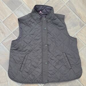 Maurices Grey Quilted Vest